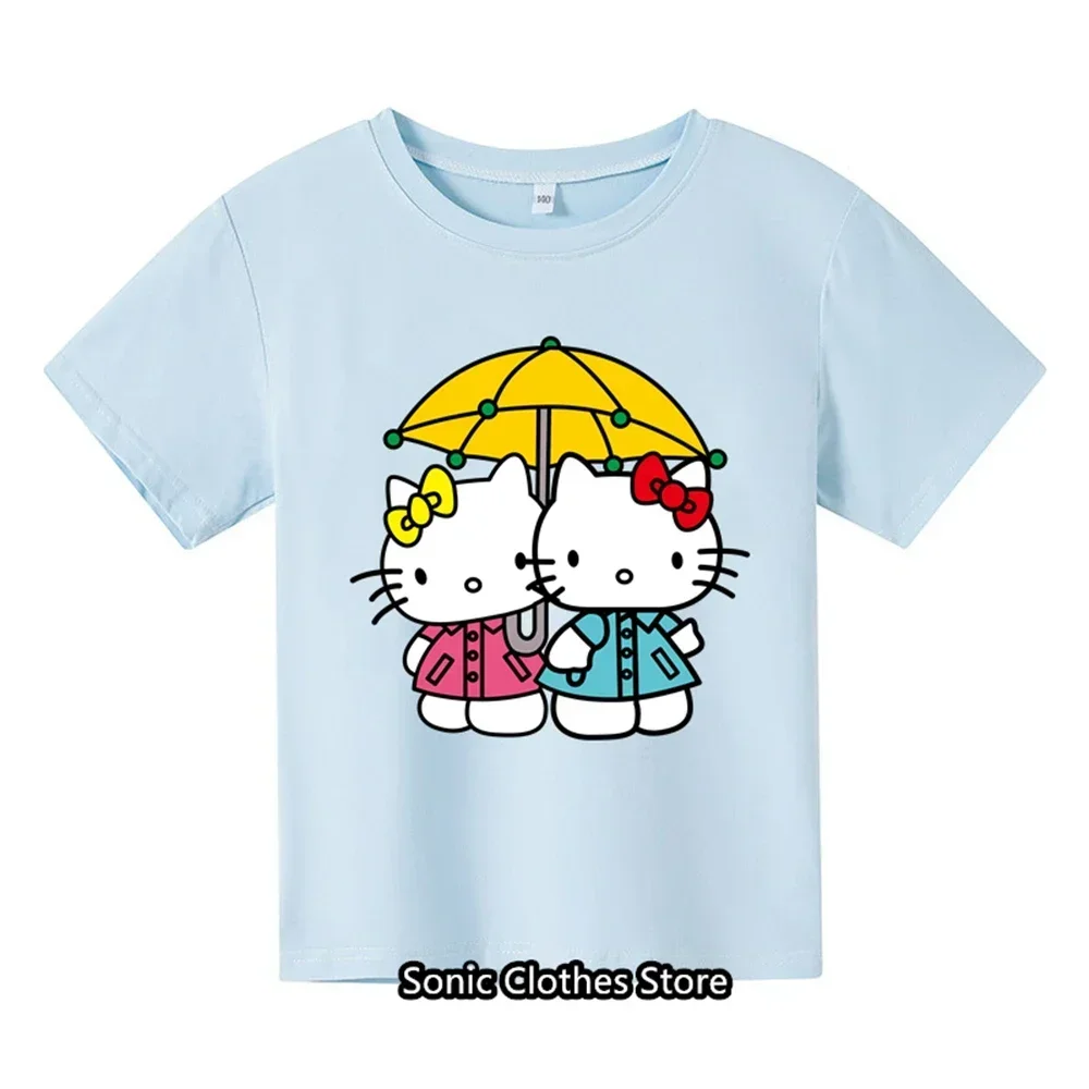 Hello Kitty Kawaii, 3-14 years old, children's fashionable girl clothing, summer boy clothing, children's T-shirt, casual short
Hello Kitty Kawaii, 3-14 years old, children's fashionable girl clothing, summer boy clothing, children's T-shirt, casual short