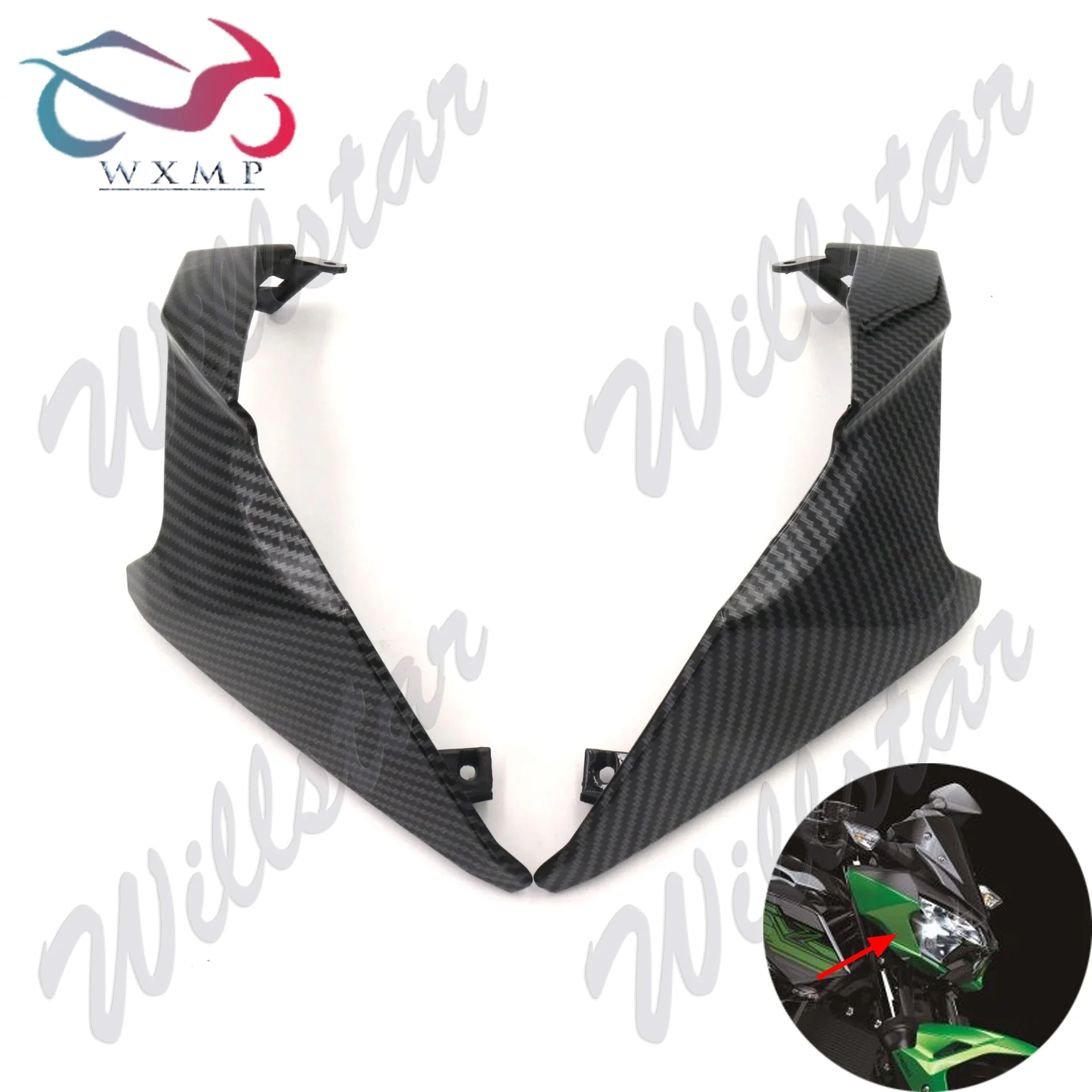 Цвет углеродного волокна, боковая крышка фары, накладка, обтекатель для KAWASAKI Z 400 Z400 2018 2019 2020
Цвет углеродного волокна, боковая крышка фары, накладка, обтекатель для KAWASAKI Z 400 Z400 2018 2019 2020