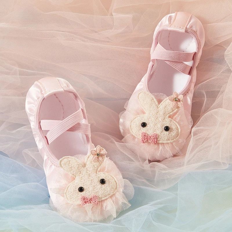 Ballet Shoes Pink Satin 3D Bunny Non-Slip Leather Sole Breathable Comfortable for Daily Practice Birthday Party Ballerina Shoes
Ballet Shoes Pink Satin 3D Bunny Non-Slip Leather Sole Breathable Comfortable for Daily Practice Birthday Party Ballerina Shoes