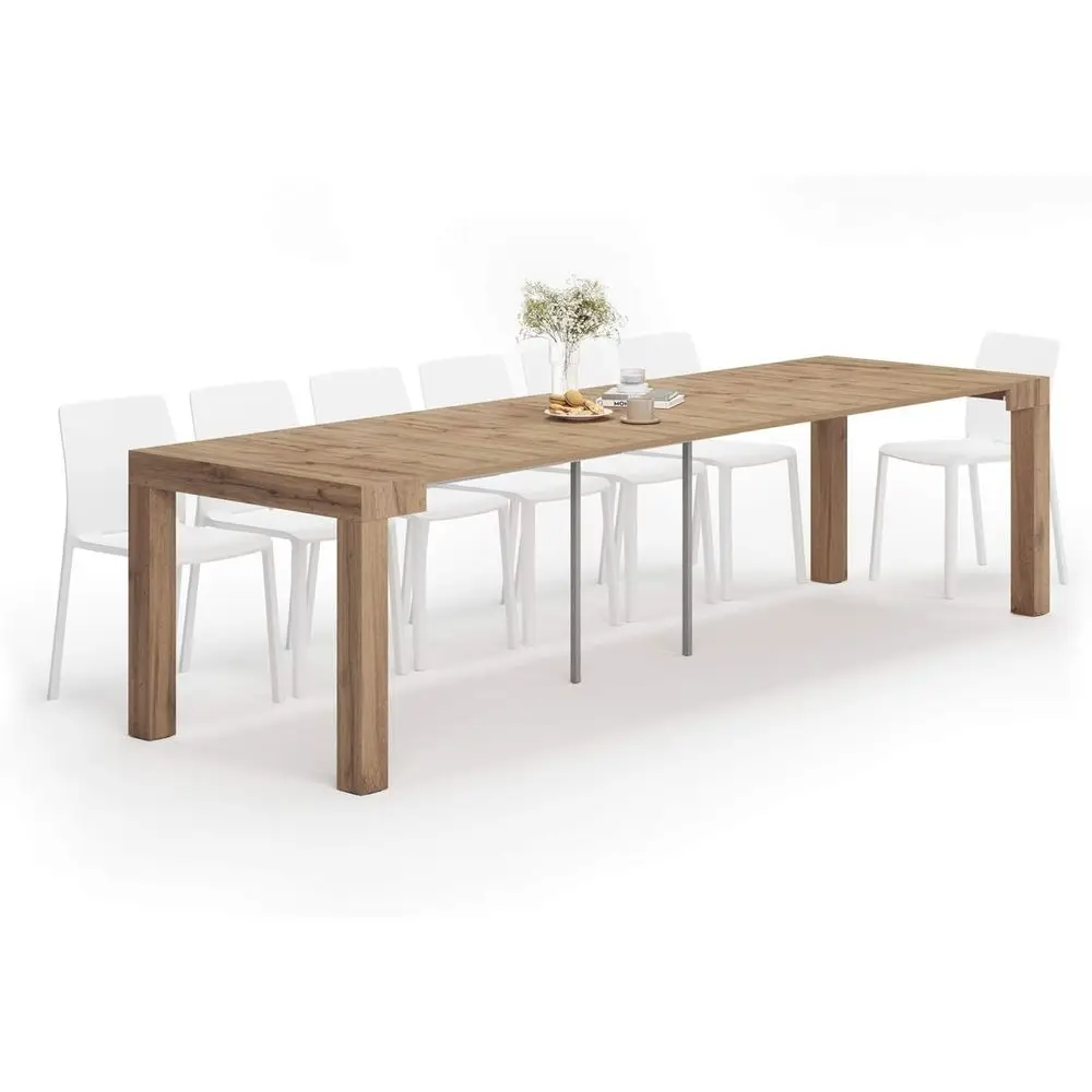 Space-Saving 120 Rustic Oak Dining Table for 14, Suitable for Large Gatherings
Space-Saving 120 Rustic Oak Dining Table for 14, Suitable for Large Gatherings