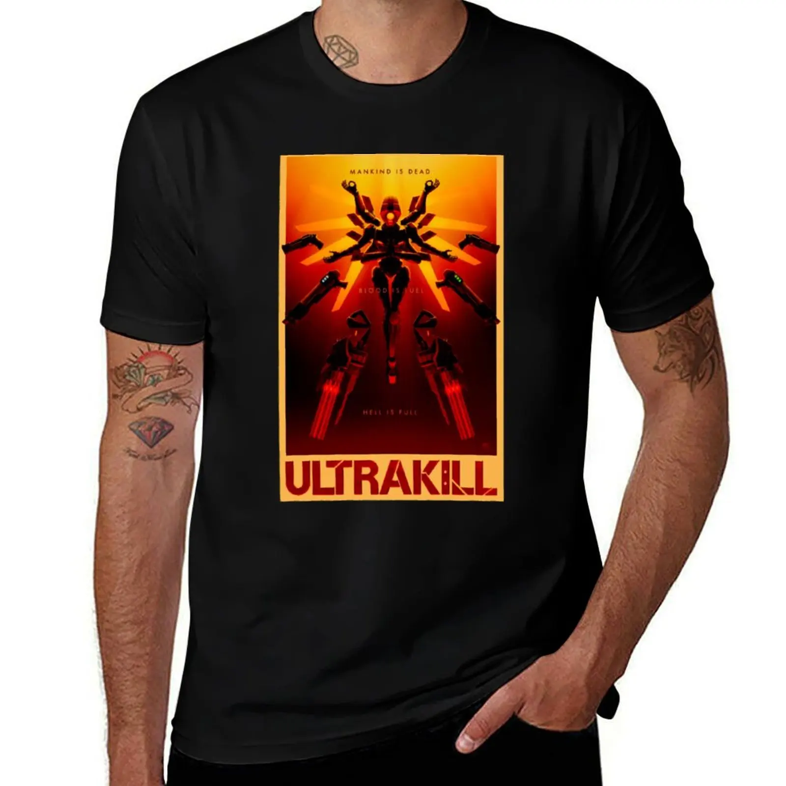 Ultrakill T-Shirt black cotton t-shirt plain for man package t shirt men 100% cotton luxury brand T-Shirt
Ultrakill T-Shirt black cotton t-shirt plain for man package t shirt men 100% cotton luxury brand T-Shirt