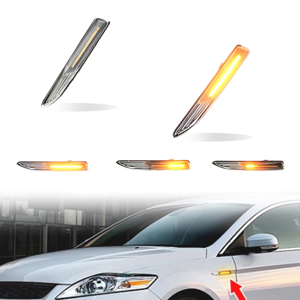 For LED Repeater Blinker Dynamic Amber Indicator Light For Ford Mondeo Mk4 Estate (BA7) 03.2007-01.2015 Side Marker
For LED Repeater Blinker Dynamic Amber Indicator Light For Ford Mondeo Mk4 Estate (BA7) 03.2007-01.2015 Side Marker