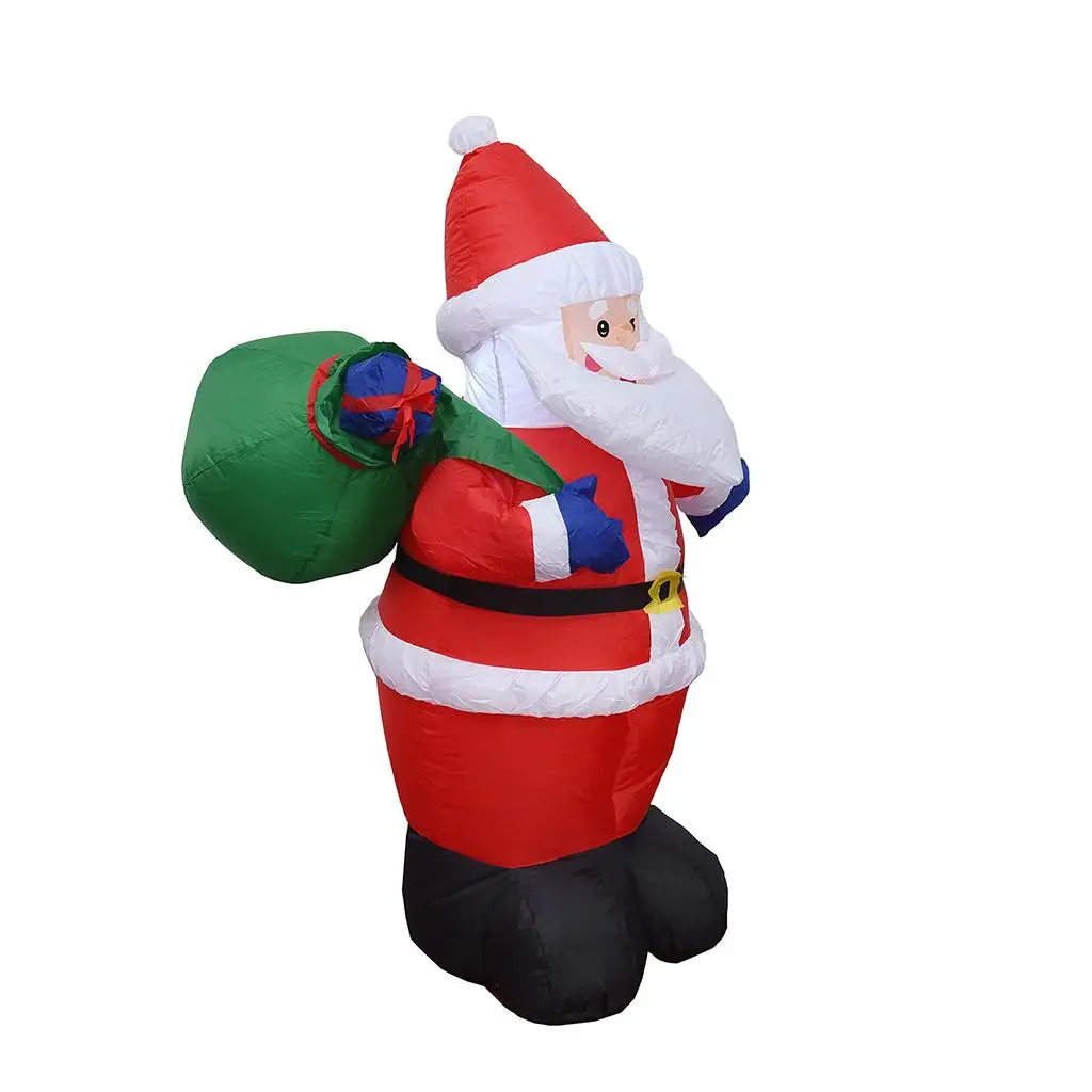 Christmas Inflatable Santa Claus with LED Light Christmas Decor Luminous 47inch Giant Santa Claus Holding Gift Bag for Garden
Christmas Inflatable Santa Claus with LED Light Christmas Decor Luminous 47inch Giant Santa Claus Holding Gift Bag for Garden