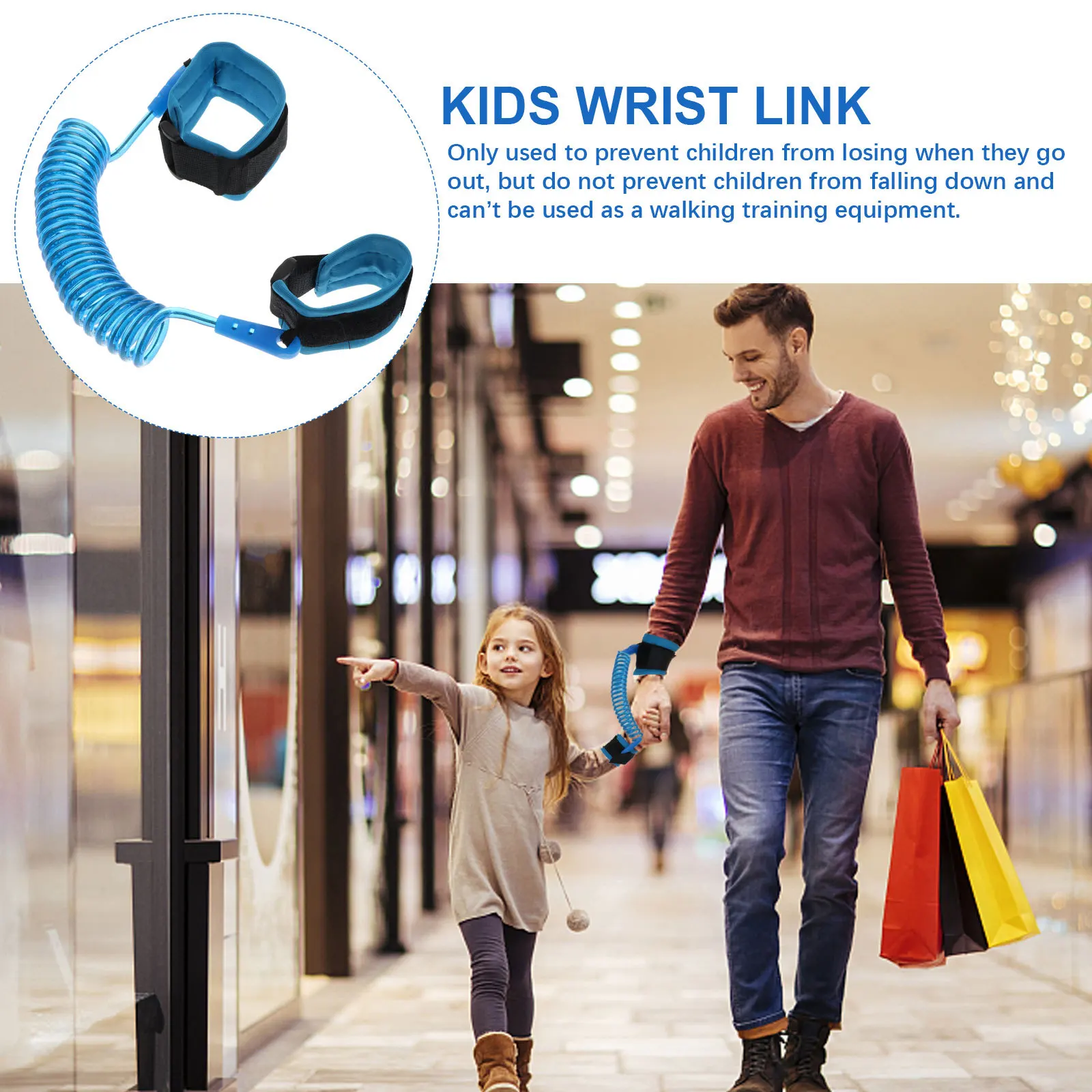 1,5 м, предотвращающая потери запястья, компактный дизайн для длительного использования, предотвращает появление ребенка, потерянное запястье, безопасная защита от веревки
1,5 м, предотвращающая потери запястья, компактный дизайн для длительного использования, предотвращает появление ребенка, потерянное запястье, безопасная защита от веревки