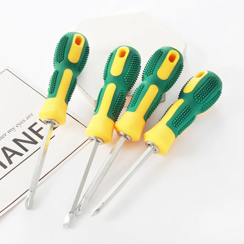 New Portable Solid Anti-slip Dual-purpose Screwdriver 4 "6" Cross Slot Massage Handle Torx Screwdriver 
New Portable Solid Anti-slip Dual-purpose Screwdriver 4 "6" Cross Slot Massage Handle Torx Screwdriver