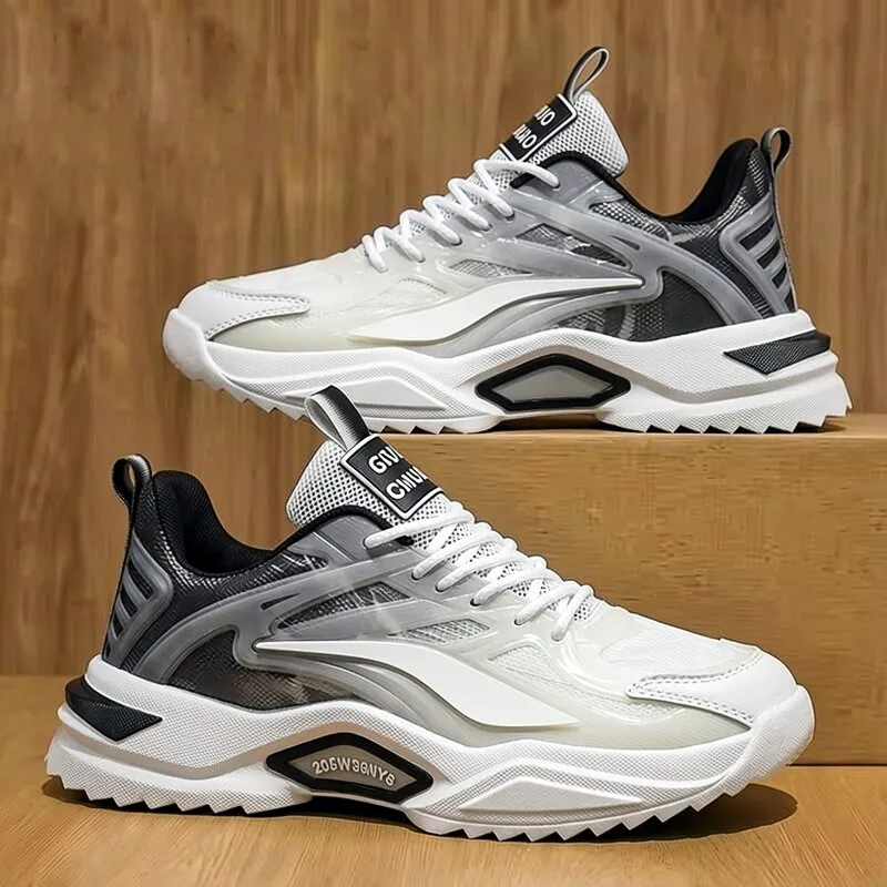 Men's Fashionable Sport Shoes Spring Casual Running Shoes Anti-slip Thick Bottom Heightening Dad Shoes Comfortable Low Cut
Men's Fashionable Sport Shoes Spring Casual Running Shoes Anti-slip Thick Bottom Heightening Dad Shoes Comfortable Low Cut