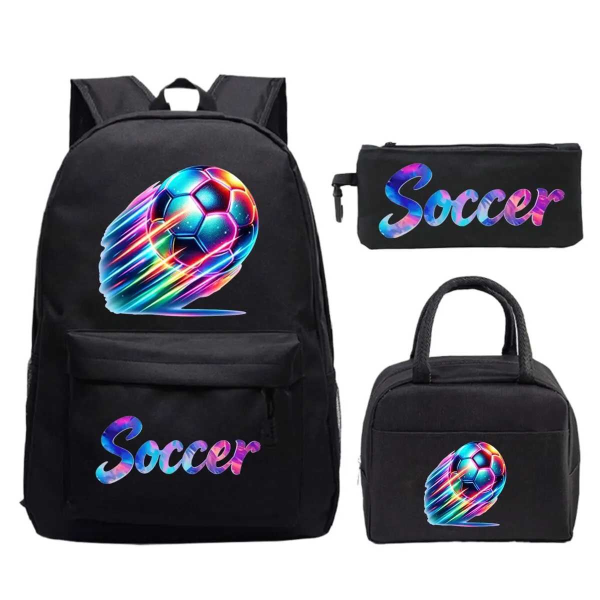 3Pcs/Set Soccer Print School Bags Girls Boys Teens Football Fan Gift Youth School Backpack Travel School Students Laptop Bagpack
3Pcs/Set Soccer Print School Bags Girls Boys Teens Football Fan Gift Youth School Backpack Travel School Students Laptop Bagpack