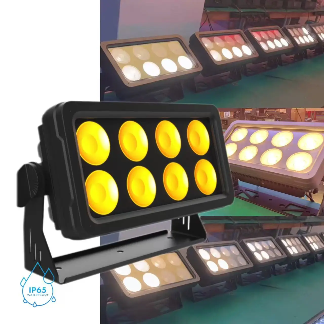 New 8*50W Warm White DMX512 IP65 Pixel DJ Wedding Stage City Color Wall Washer Outdoor Flood LED Wash Light
New 8*50W Warm White DMX512 IP65 Pixel DJ Wedding Stage City Color Wall Washer Outdoor Flood LED Wash Light