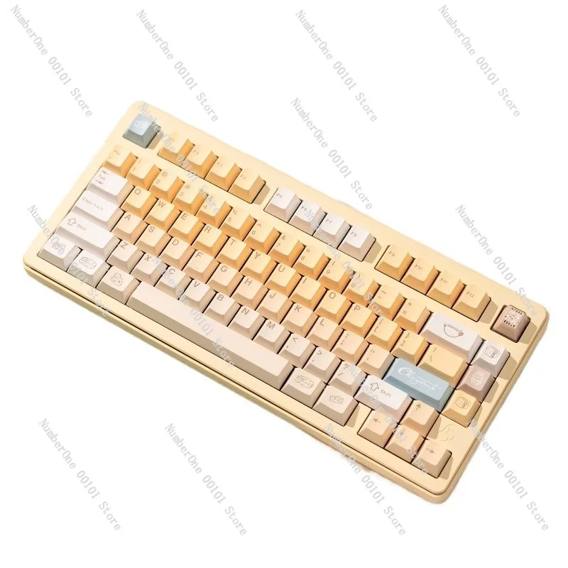 Cheese-yellow themed accessories paired with custom keyboards,creative keycap set design for desktop decoration
Cheese-yellow themed accessories paired with custom keyboards,creative keycap set design for desktop decoration