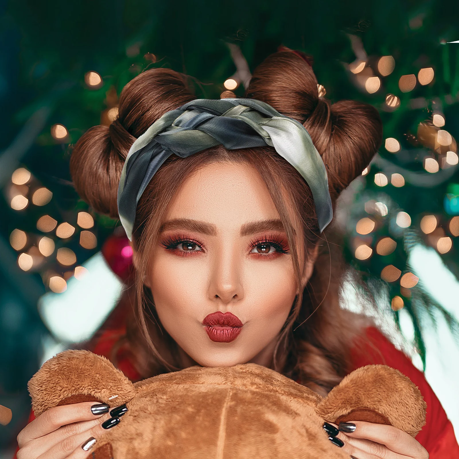 Adjustable Women'S Braided Headband Wide Elastic Band For Afro Braid Plaited Hair Styling Summer Fitness Yoga Handwoven Gradient
Adjustable Women'S Braided Headband Wide Elastic Band For Afro Braid Plaited Hair Styling Summer Fitness Yoga Handwoven Gradient