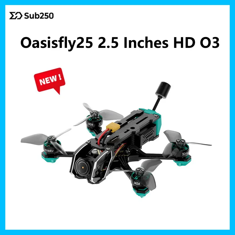 Sub250 Oasisfly25 2.5 Inches HD O3 PNP/ TBS NanoRX / ELRS2.4 Redfox A3 35A AIO Freestyle Quadcopter
Sub250 Oasisfly25 2.5 Inches HD O3 PNP/ TBS NanoRX / ELRS2.4 Redfox A3 35A AIO Freestyle Quadcopter