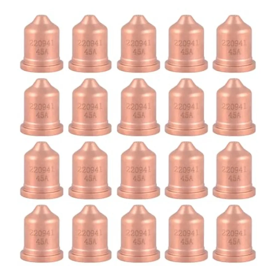 KEMAO 220941 45A Nozzle Tips 20Pack Fit for PMX 45XP/65/85/105 Plasma Cutting Torch Consumable
KEMAO 220941 45A Nozzle Tips 20Pack Fit for PMX 45XP/65/85/105 Plasma Cutting Torch Consumable