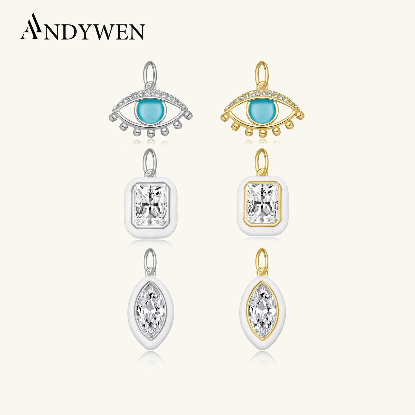 ANDYWEN 925 Sterling Silver Gold Marqulse Zircon CZ Hapy Evil Eye Pendant For Necklace Making Clear 2024 Rock Punk Fine Jewels
ANDYWEN 925 Sterling Silver Gold Marqulse Zircon CZ Hapy Evil Eye Pendant For Necklace Making Clear 2024 Rock Punk Fine Jewels