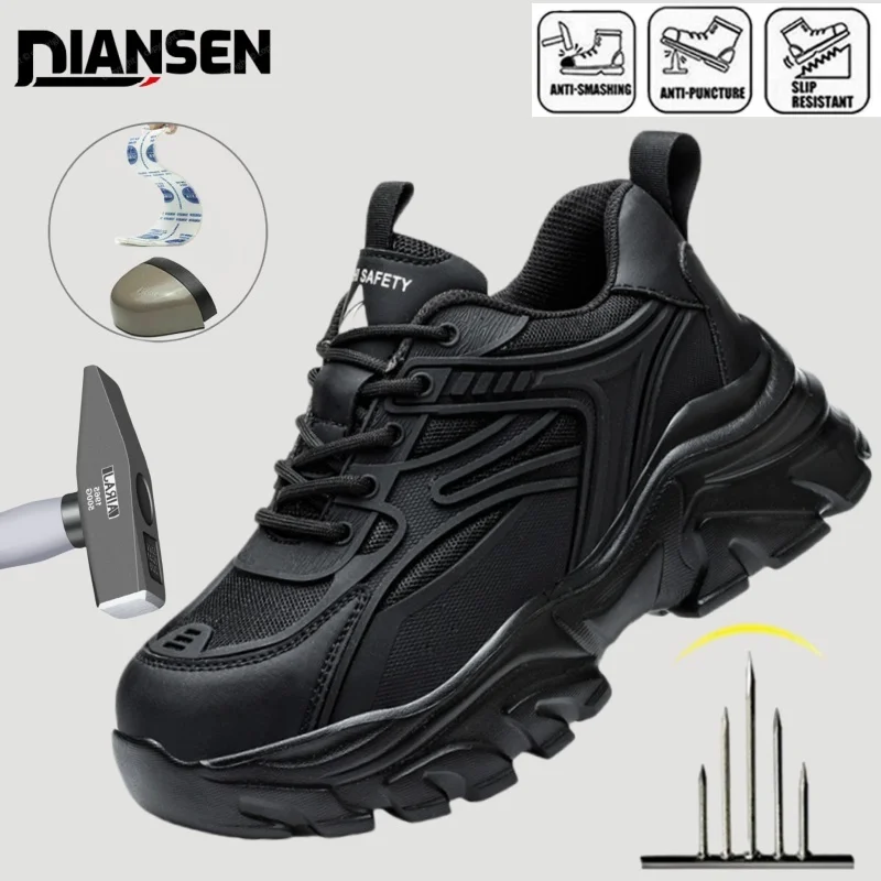 Work Sneakers Steel Toe Shoes Women Safety Shoes Puncture-Proof Work Shoes Boots Fashion Indestructible Footwear Security
Work Sneakers Steel Toe Shoes Women Safety Shoes Puncture-Proof Work Shoes Boots Fashion Indestructible Footwear Security