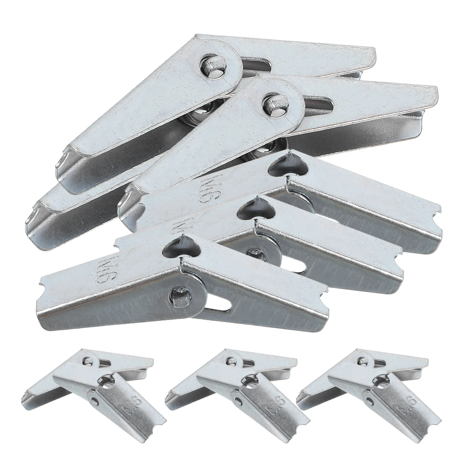 12pcs Toggle Anchors Heavy Duty Wall Fixings For Drywall Galvanized Iron Robust Hollow Wall Fixings For Lamps Bookshelves Water
12pcs Toggle Anchors Heavy Duty Wall Fixings For Drywall Galvanized Iron Robust Hollow Wall Fixings For Lamps Bookshelves Water