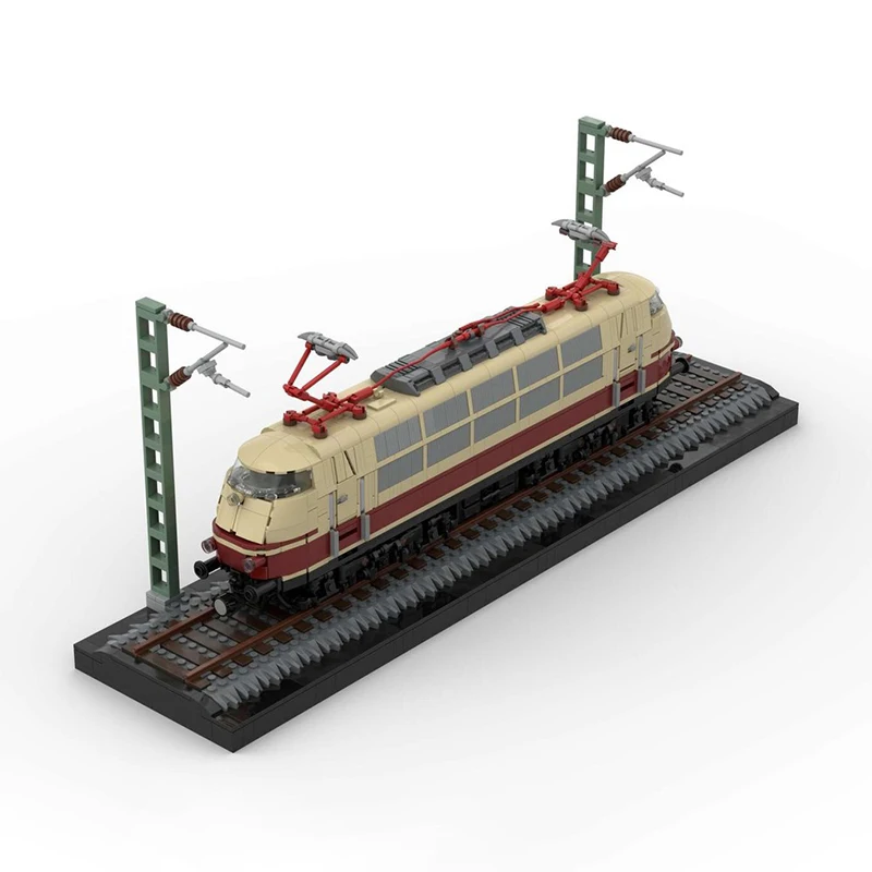 Railway Train Model Moc Building Blocks Modular BR103 (tan/dark-red )Model Technology Brick Assembly Construction Toy Gits
Railway Train Model Moc Building Blocks Modular BR103 (tan/dark-red )Model Technology Brick Assembly Construction Toy Gits