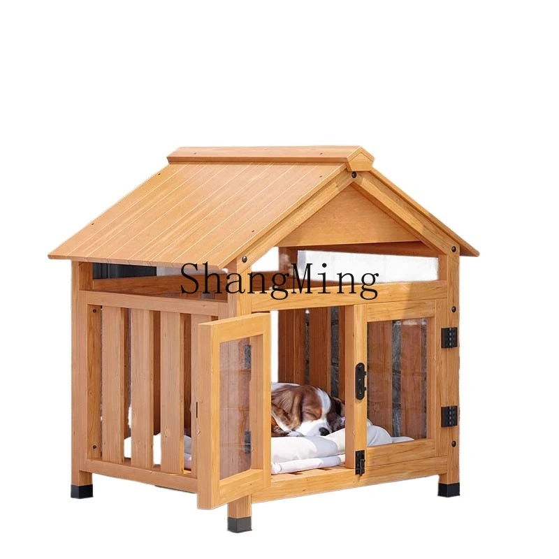 ZYY outdoor dog house, sun protection, rain protection, universal in all seasons, bite-resistant wooden luxury pet nest
ZYY outdoor dog house, sun protection, rain protection, universal in all seasons, bite-resistant wooden luxury pet nest
