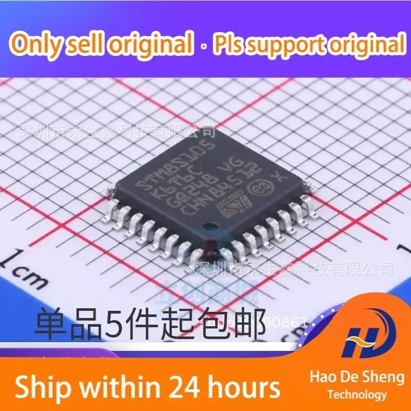 10PCS/LOT STM8S105K6T6C STM8S105 QFP-32 STM8S105K6T6 8Bit Microcontroller IC New Original In Stock
10PCS/LOT STM8S105K6T6C STM8S105 QFP-32 STM8S105K6T6 8Bit Microcontroller IC New Original In Stock