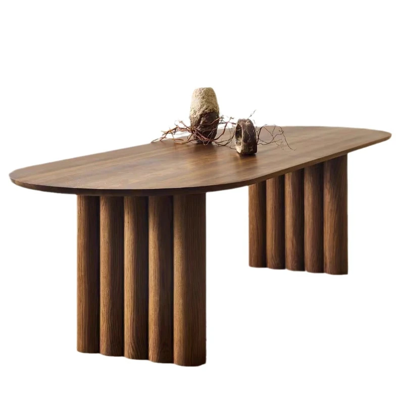 oval household small apartment dining table, designer creative negotiation table simple table
oval household small apartment dining table, designer creative negotiation table simple table
