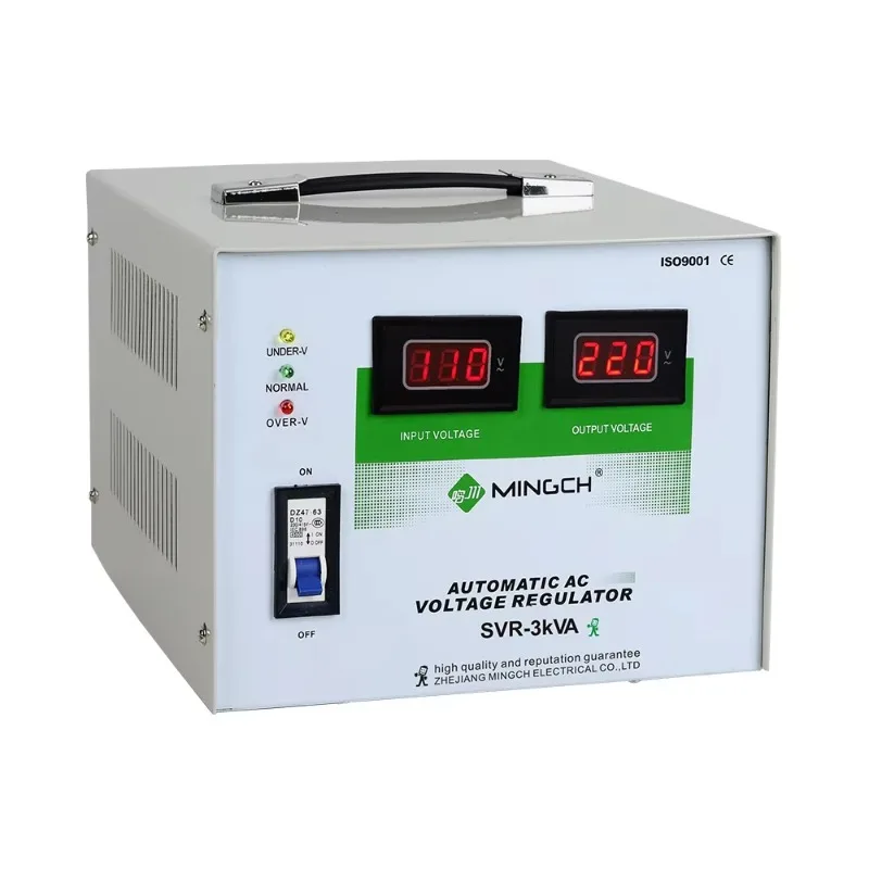 SVC Single Phase Regulator 110V 220V 1kw 2kw 3kw 5kw 10kw Servo Motor Copper Voltage Regulator
SVC Single Phase Regulator 110V 220V 1kw 2kw 3kw 5kw 10kw Servo Motor Copper Voltage Regulator