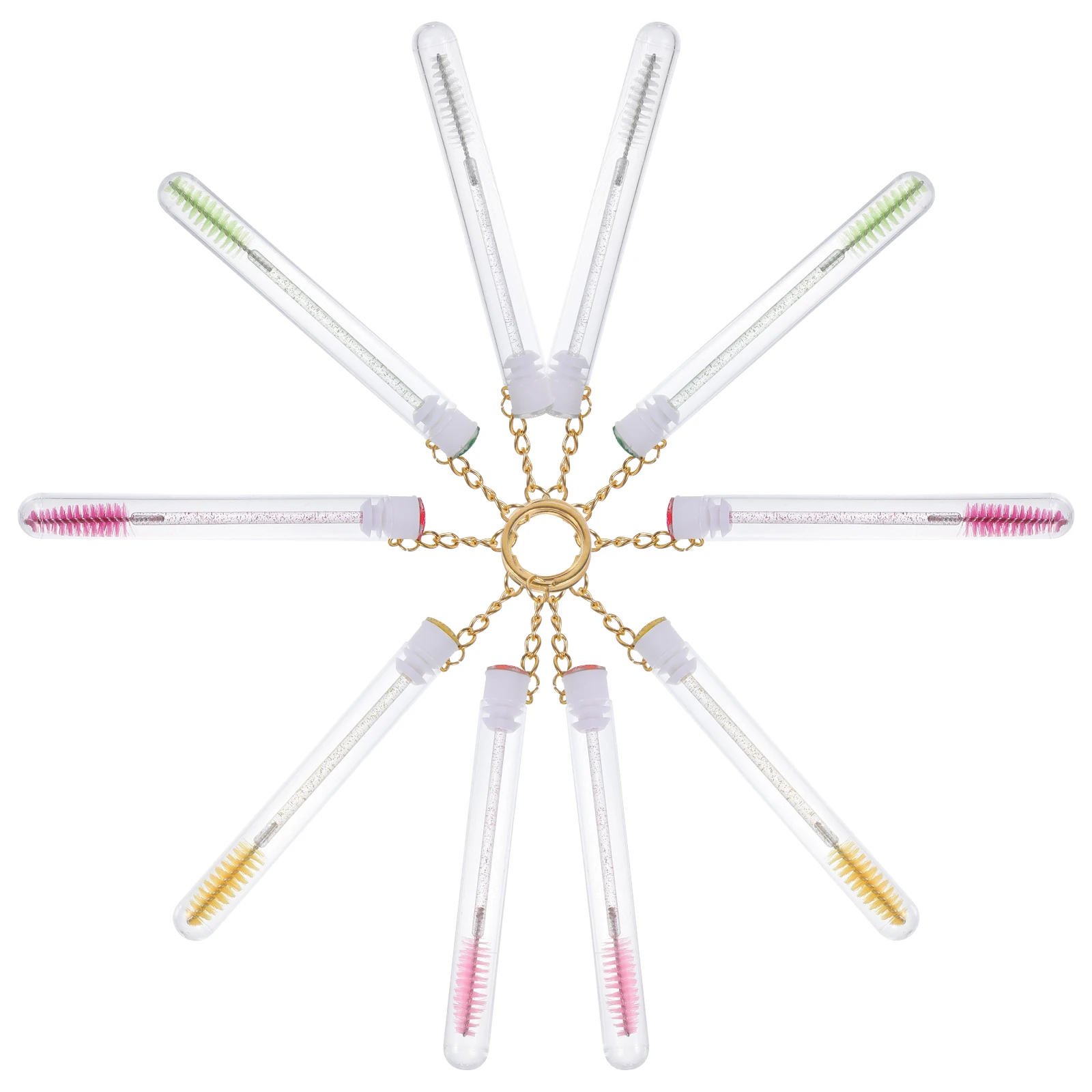10 pcs Brush Keychain Makeup Brushes Tube Diamond Makeup Eyelash Brush With Tube Comb Plastic Safe Women
10 pcs Brush Keychain Makeup Brushes Tube Diamond Makeup Eyelash Brush With Tube Comb Plastic Safe Women