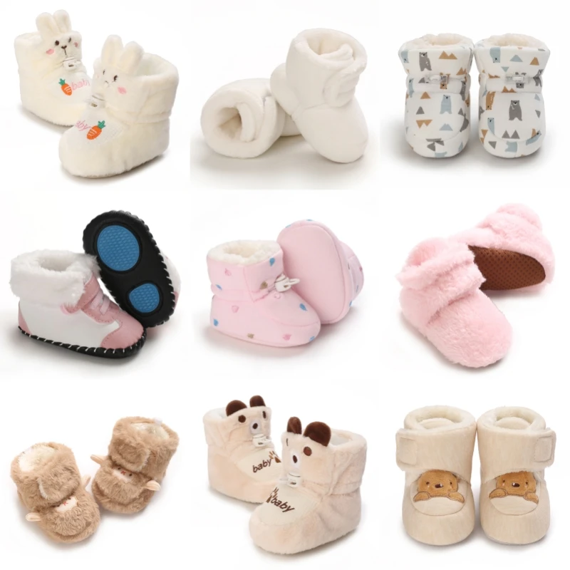 Winter 0-1 Year Old Baby Boots Warm and Cute Soft Soled Shoes Cartoon and Plush Newborn Walking Shoes
Winter 0-1 Year Old Baby Boots Warm and Cute Soft Soled Shoes Cartoon and Plush Newborn Walking Shoes