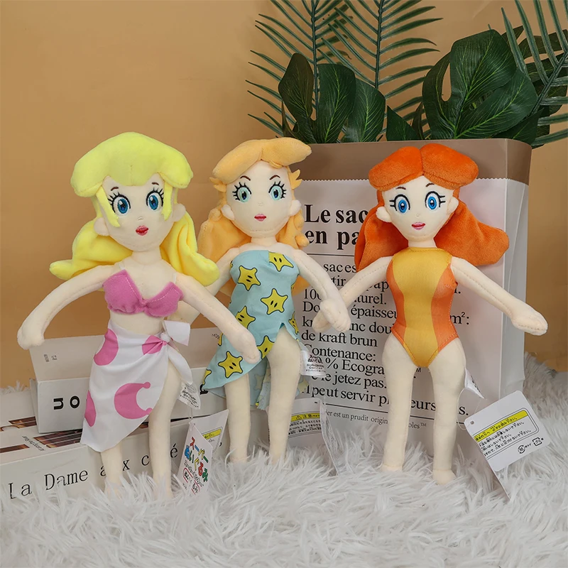 Super Mario Wonder Peach Daisy Rosalina Princess 11 inch swimwear Stuffed Animal , Nintendo Switch Odyssey one pieces Plush Toy
Super Mario Wonder Peach Daisy Rosalina Princess 11 inch swimwear Stuffed Animal , Nintendo Switch Odyssey one pieces Plush Toy