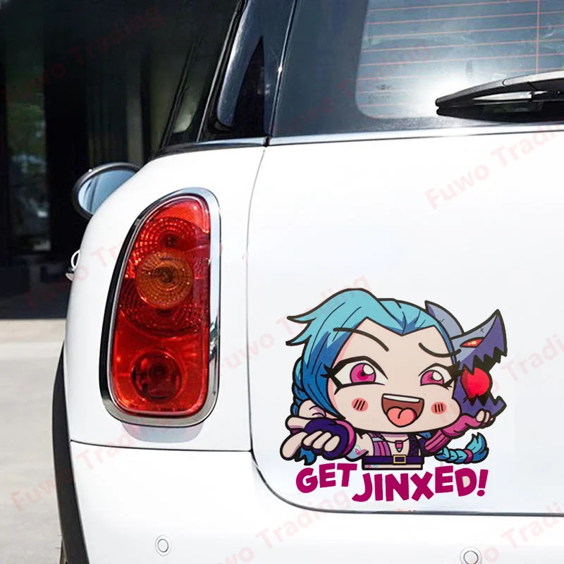Fashionable Jinx Chibi League of Legends Car Stickers Fashionable Cartoon Decal Waterproof Caravan Laptop Decor
Fashionable Jinx Chibi League of Legends Car Stickers Fashionable Cartoon Decal Waterproof Caravan Laptop Decor