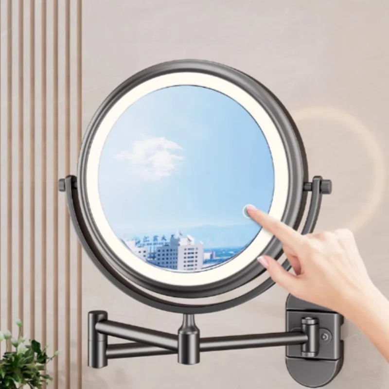 Suction cup gray 3X: 1X magnifying LED makeup mirror 6/8 inch foldable wall mounted bathroom mirror
Suction cup gray 3X: 1X magnifying LED makeup mirror 6/8 inch foldable wall mounted bathroom mirror