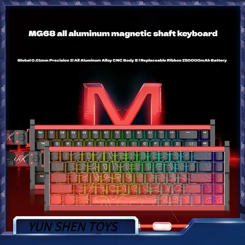 Irok MG68 MAX Magnetic Switch Mechanical Keyboard Hot Swap RGB 8K Gamer Keyboard PC E-Sports Gaming Accessories Customized Gift
Irok MG68 MAX Magnetic Switch Mechanical Keyboard Hot Swap RGB 8K Gamer Keyboard PC E-Sports Gaming Accessories Customized Gift