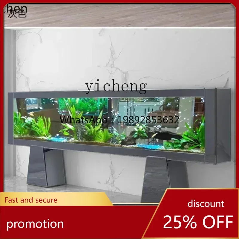 YFY fish tank living room large home office ecological high-end ultra-white arowana tank floor aquarium
YFY fish tank living room large home office ecological high-end ultra-white arowana tank floor aquarium