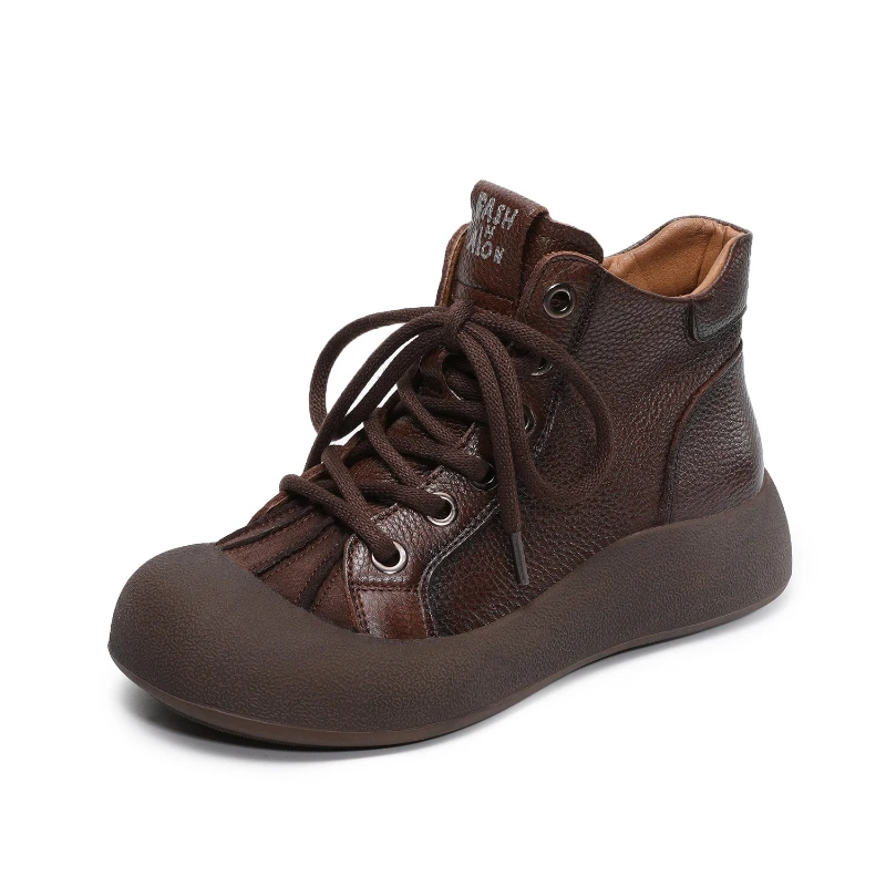 2023 осенне-зимняя новая женская обувь из натуральной кожи ручной работы 4 см, универсальные короткие ботинки на плоской подошве в стиле ретро из мягкой воловьей кожи на шнуровке
2023 осенне-зимняя новая женская обувь из натуральной кожи ручной работы 4 см, универсальные короткие ботинки на плоской подошве в стиле ретро из мягкой воловьей кожи на шнуровке