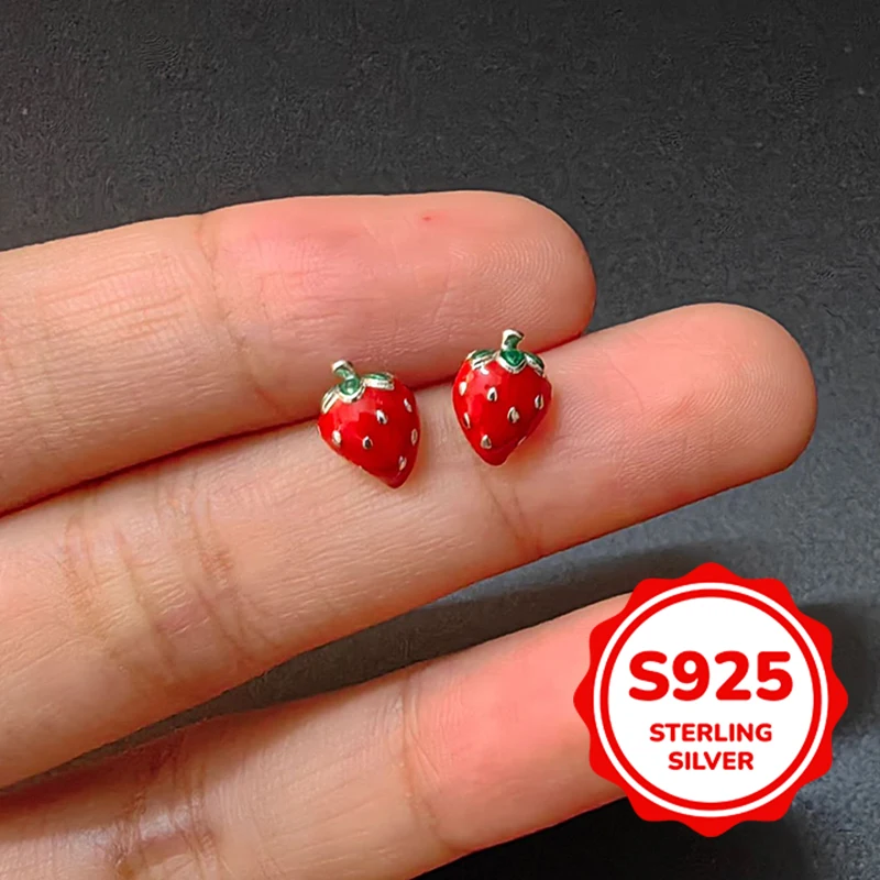 Аутентичные серьги с клубникой из стерлингового серебра S925 для женщин, модные элегантные, милые, ретро, легкие, роскошные, изысканные, простые, классические
Аутентичные серьги с клубникой из стерлингового серебра S925 для женщин, модные элегантные, милые, ретро, легкие, роскошные, изысканные, простые, классические