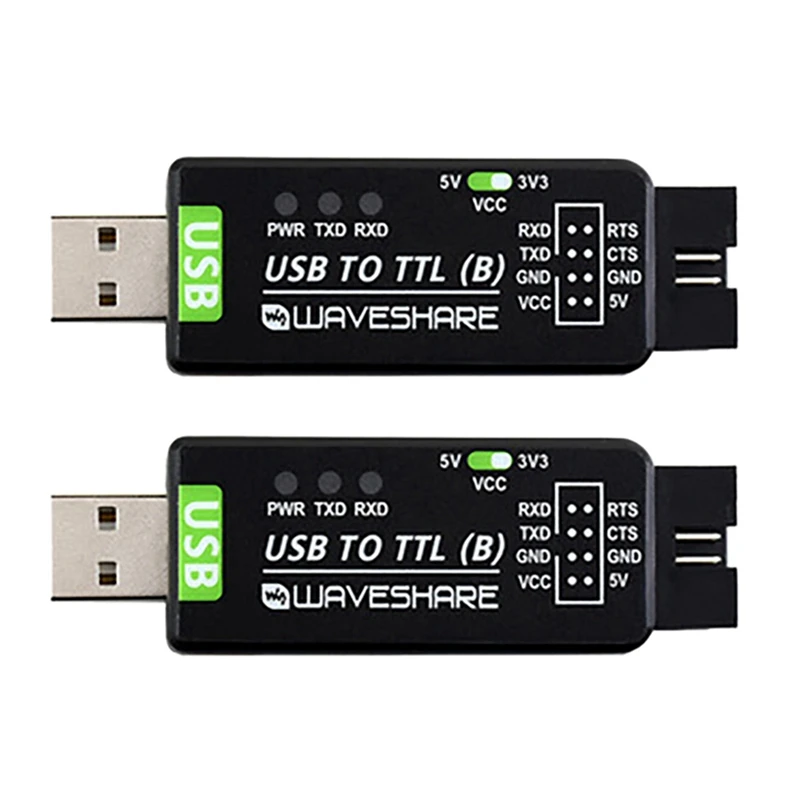Smart-2X Waveshare Преобразователь USB в TTL промышленного класса CH343G Модуль преобразования последовательного порта Поддержка 5 В/3,3 В
Smart-2X Waveshare Преобразователь USB в TTL промышленного класса CH343G Модуль преобразования последовательного порта Поддержка 5 В/3,3 В