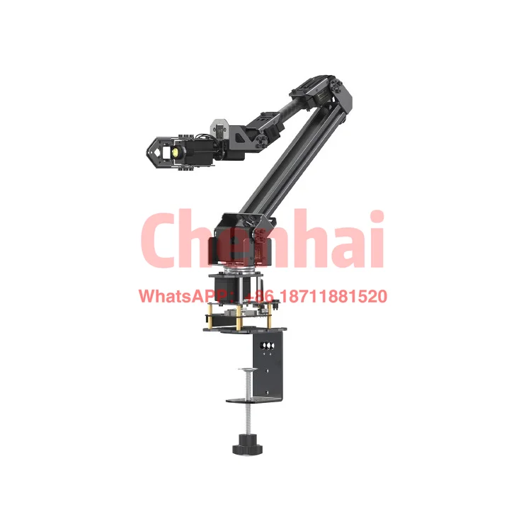 5+1 DOF High Torque Robotic Arm Kit ESP32 Based Dual DOF Wrist Joint Wireless Control Serial Bus Servo Electronic Modules Kits
5+1 DOF High Torque Robotic Arm Kit ESP32 Based Dual DOF Wrist Joint Wireless Control Serial Bus Servo Electronic Modules Kits