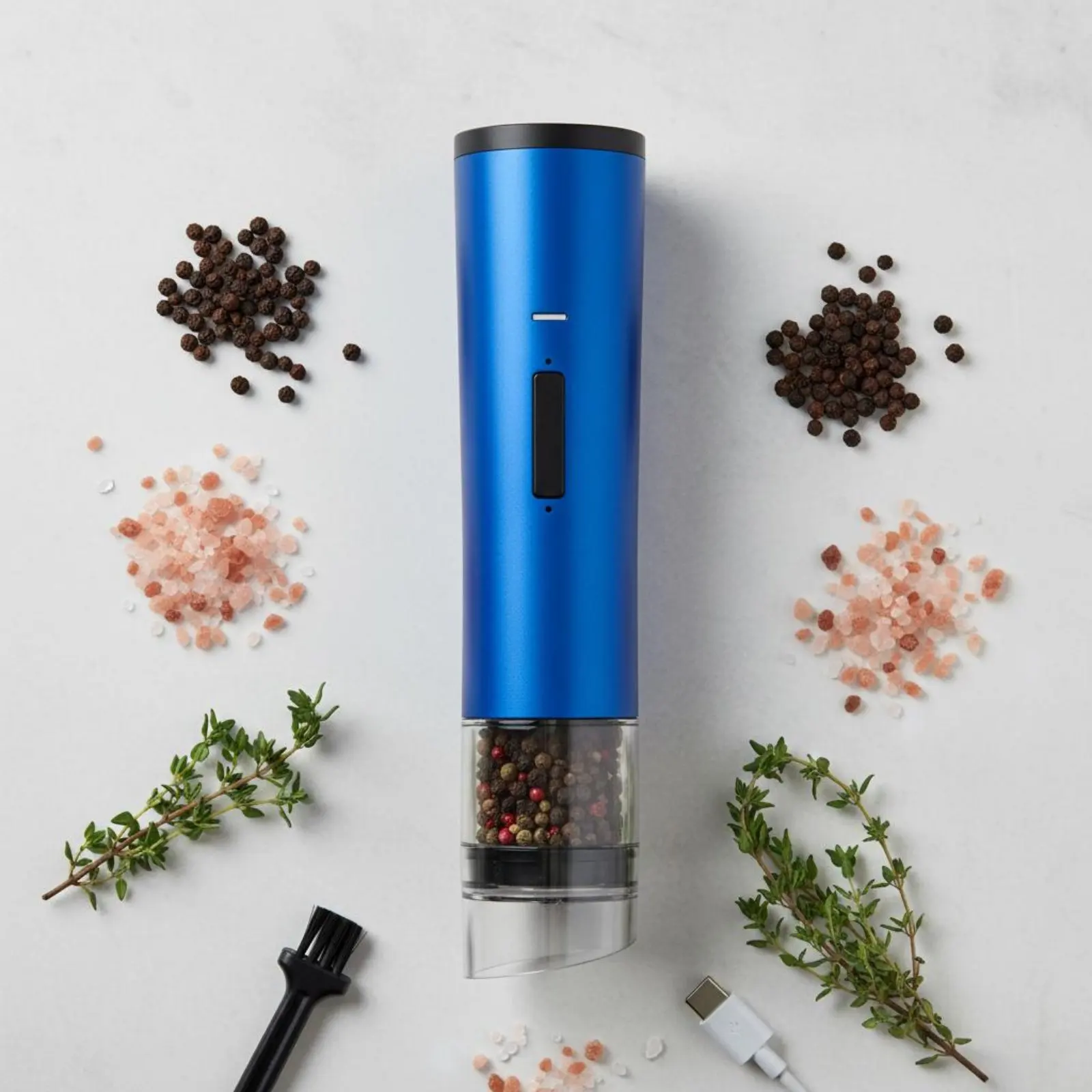 Electric Pepper Grinder Single-Press Function Automatic Seasoning Crystals and Pepper Mill Portable Seasoning Grinder Ceramic
Electric Pepper Grinder Single-Press Function Automatic Seasoning Crystals and Pepper Mill Portable Seasoning Grinder Ceramic