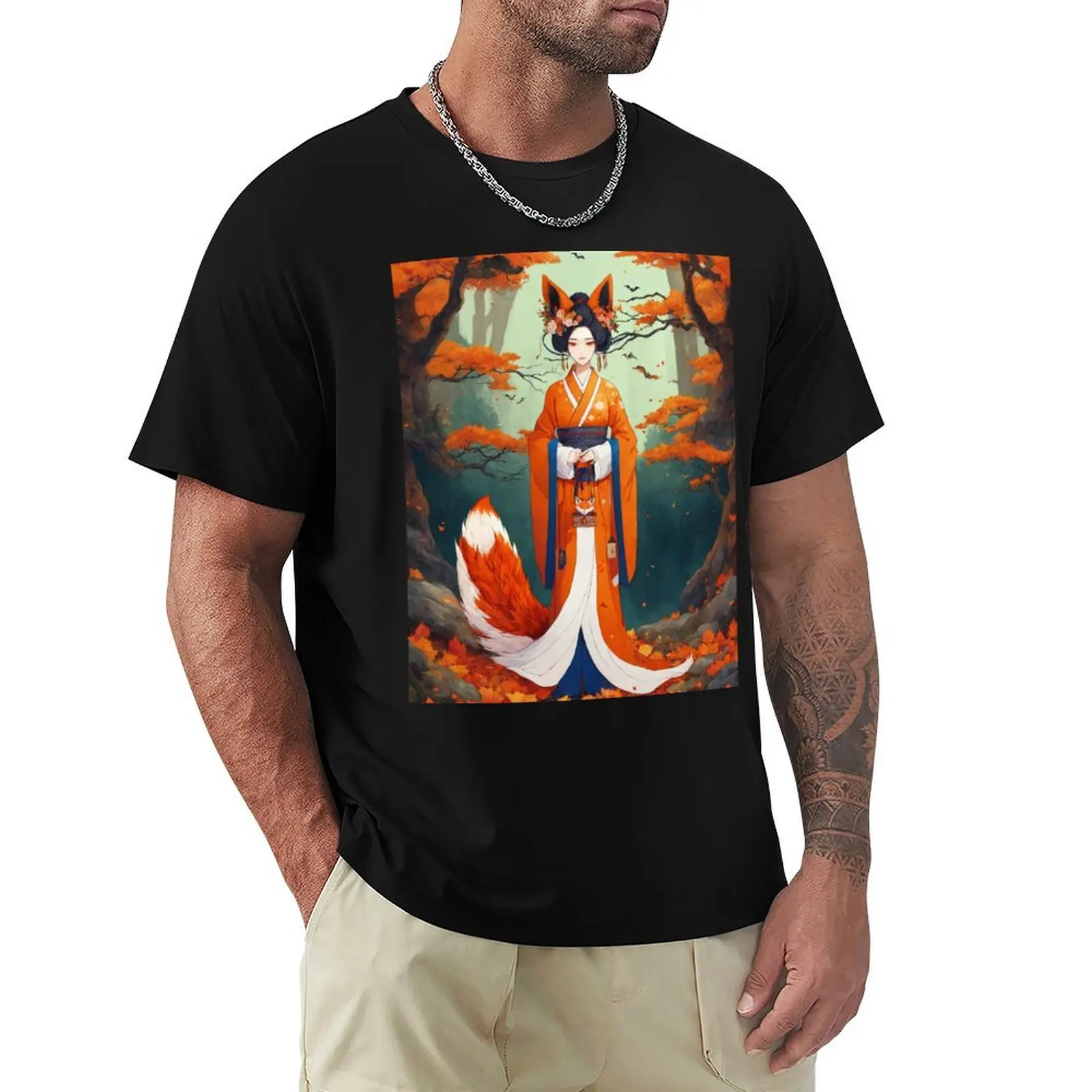 Kitsune T-Shirt Novelty Graphic Tee Shirt
Kitsune T-Shirt Novelty Graphic Tee Shirt