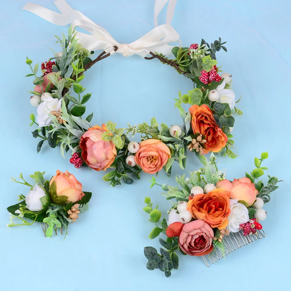 Beach Flower Headbands Wedding Hair Accessories Bridal Flower Headpieces Bridal Flower Girls Garland
Beach Flower Headbands Wedding Hair Accessories Bridal Flower Headpieces Bridal Flower Girls Garland