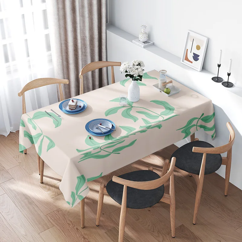 Nature-inspired Green Leaves Print Tablecloth Perfect Decoration for Home Dining Room Decor – Washable Polyester Rectangular Tab
Nature-inspired Green Leaves Print Tablecloth Perfect Decoration for Home Dining Room Decor – Washable Polyester Rectangular Tab