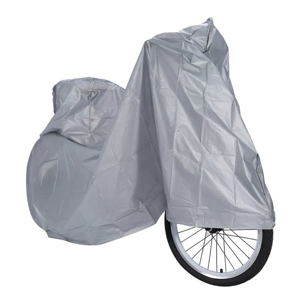 Convenient 100x200cm Waterproof Rain Cover Silver PEVA Bicycle Cover Sun Rain Wind Proof Motorcycle Rain Cover Outdoor Use
Convenient 100x200cm Waterproof Rain Cover Silver PEVA Bicycle Cover Sun Rain Wind Proof Motorcycle Rain Cover Outdoor Use