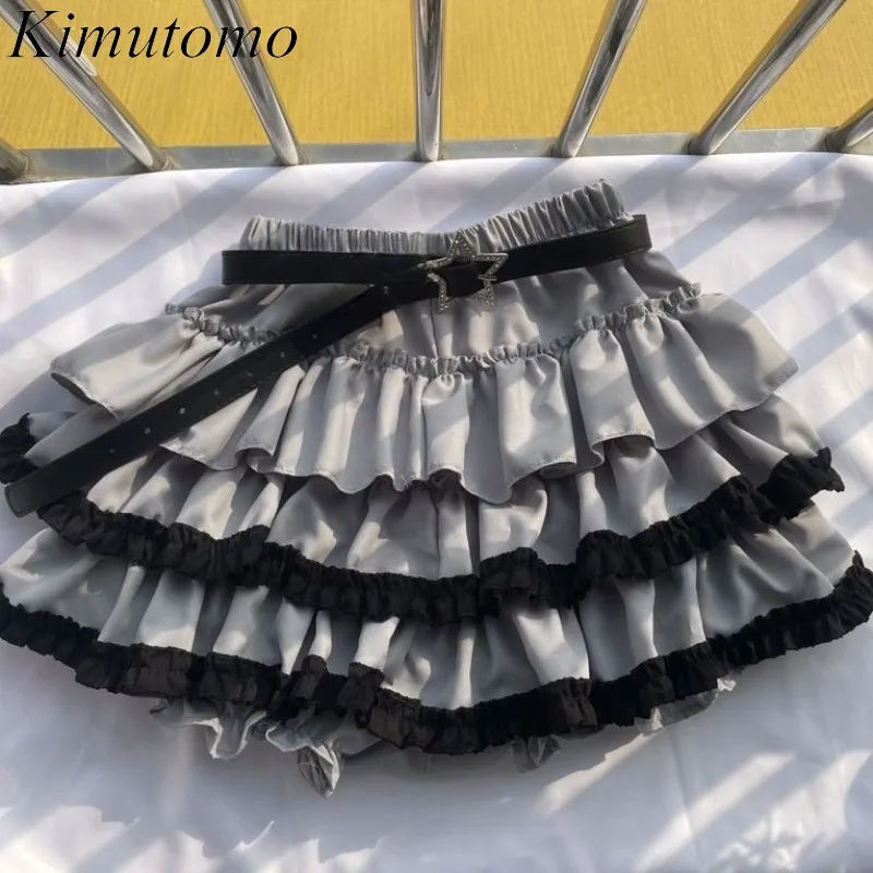 Kimutomo Pleated Mini Skirts Women Y2k Aesthetic Ruffled Patchwork Sweet Skirts High Waist Slim Streetwear Grunge Harajuku
Kimutomo Pleated Mini Skirts Women Y2k Aesthetic Ruffled Patchwork Sweet Skirts High Waist Slim Streetwear Grunge Harajuku