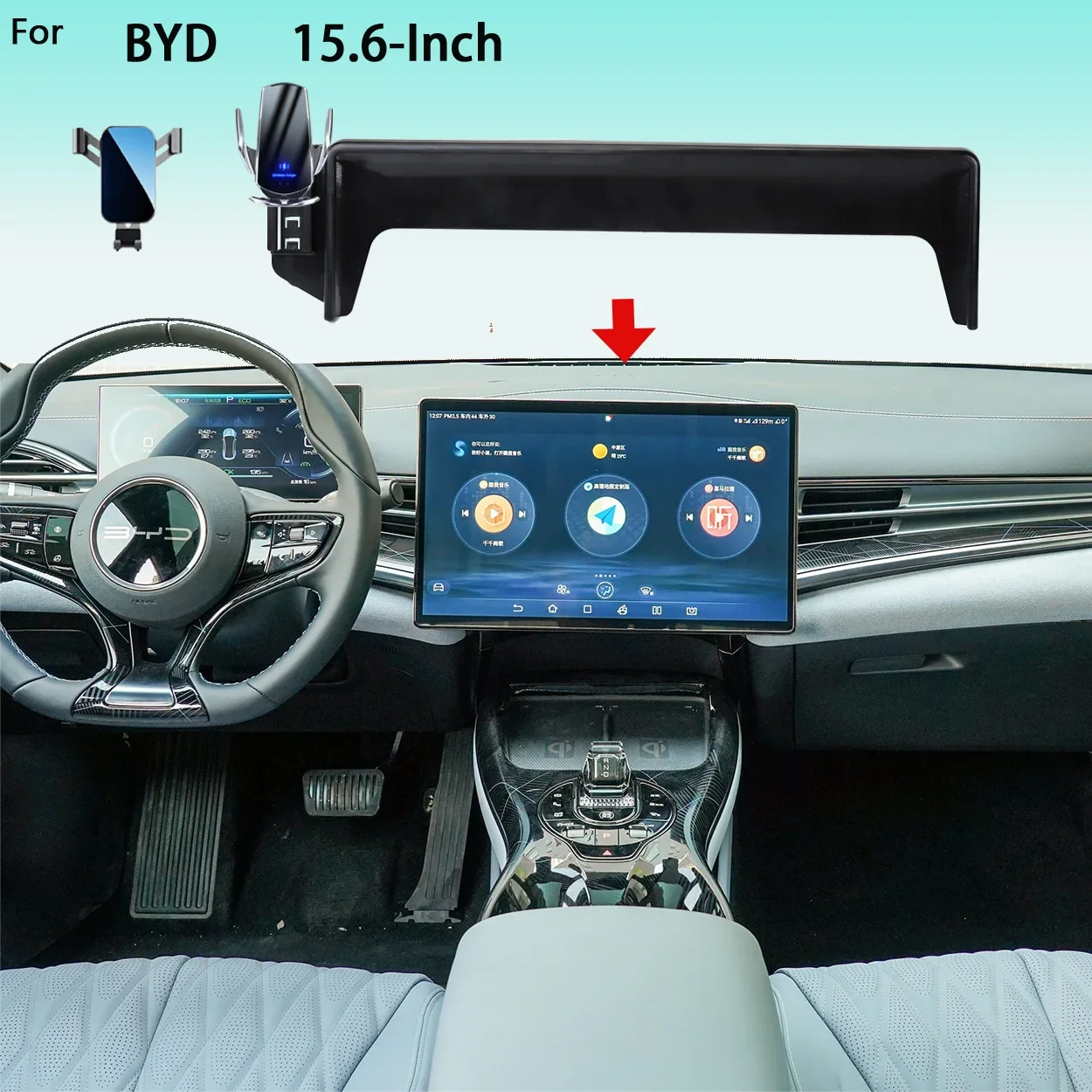 Car Phone Holder For BYD Atto 3 Yuan Plus 2022 / Atto 4 Screen Mobile Phone Support Car Mounts Wireless Charging Accessories
Car Phone Holder For BYD Atto 3 Yuan Plus 2022 / Atto 4 Screen Mobile Phone Support Car Mounts Wireless Charging Accessories