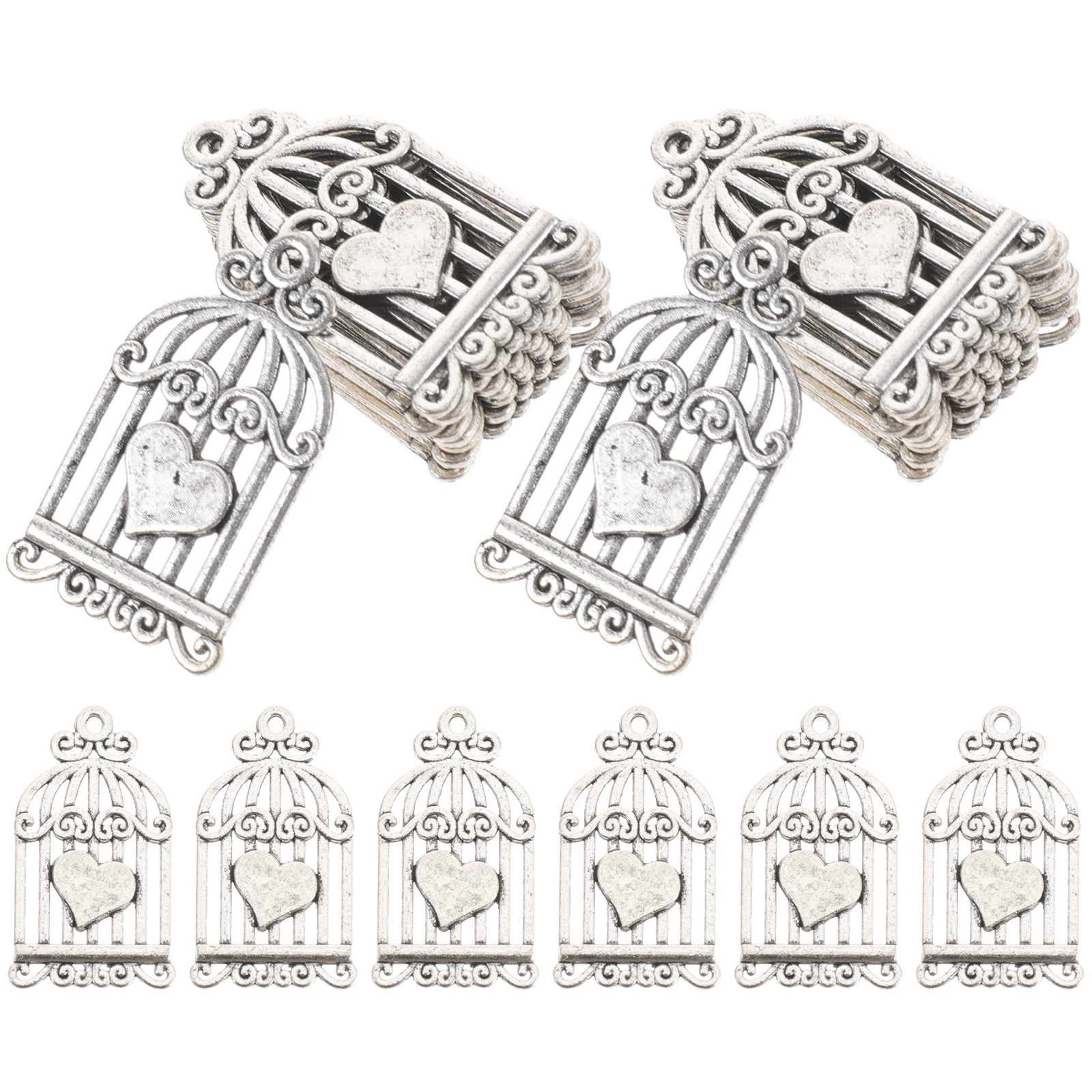 40 Pcs Pendant Bird Cage Diy Bird Cage Charms Crafts Charm Charms Alloy DIY Crafts Jewelry Making Bracelet Accessories
40 Pcs Pendant Bird Cage Diy Bird Cage Charms Crafts Charm Charms Alloy DIY Crafts Jewelry Making Bracelet Accessories