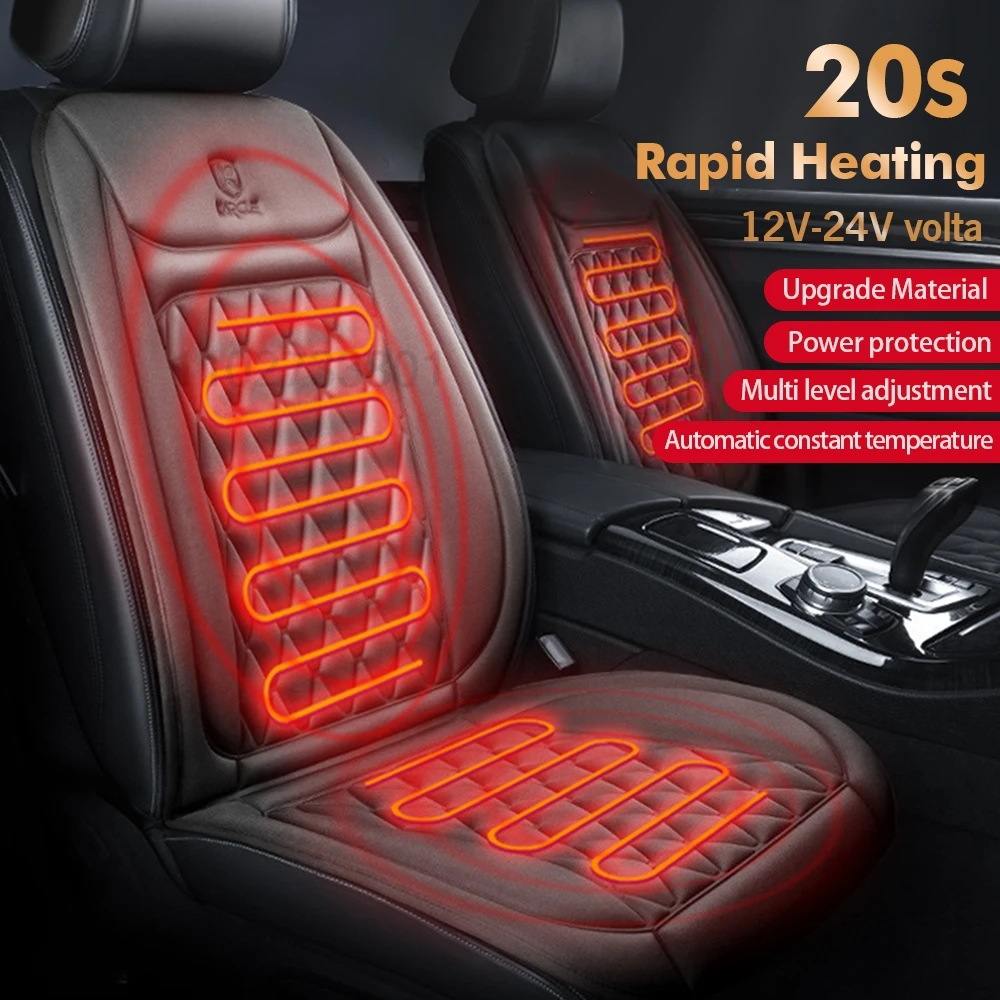 Car Heated Seat Cover 12/24V 30‘ Fast Heating Seat Cushion Universal Car Seat Heater Durable Cloth Thicken Car Heating Pad Seat
Car Heated Seat Cover 12/24V 30‘ Fast Heating Seat Cushion Universal Car Seat Heater Durable Cloth Thicken Car Heating Pad Seat