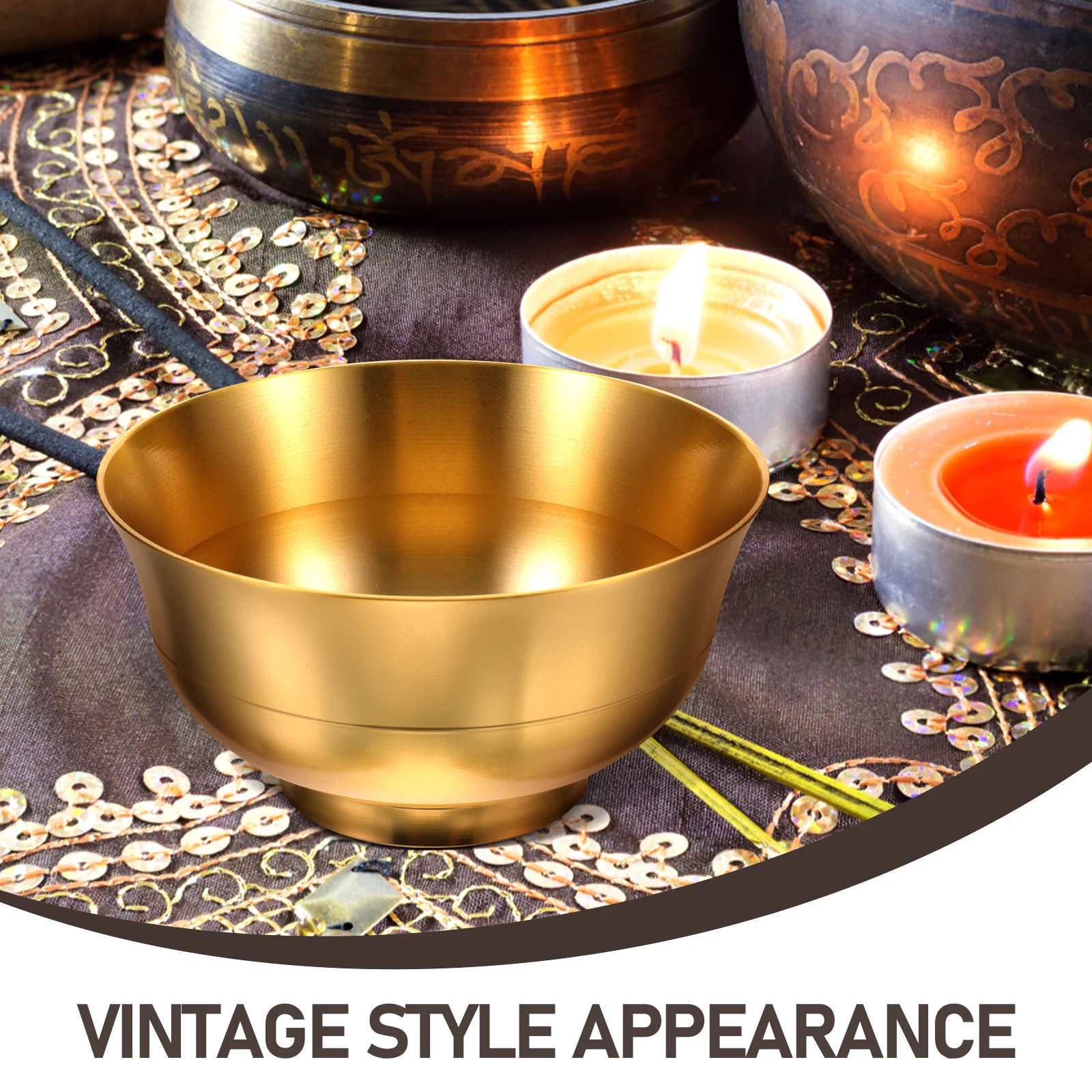 Brass Glossy Cornucopia Tea Bowl Water Decorative Worship Yoga Meditation Holy Restaurant Decoration
Brass Glossy Cornucopia Tea Bowl Water Decorative Worship Yoga Meditation Holy Restaurant Decoration