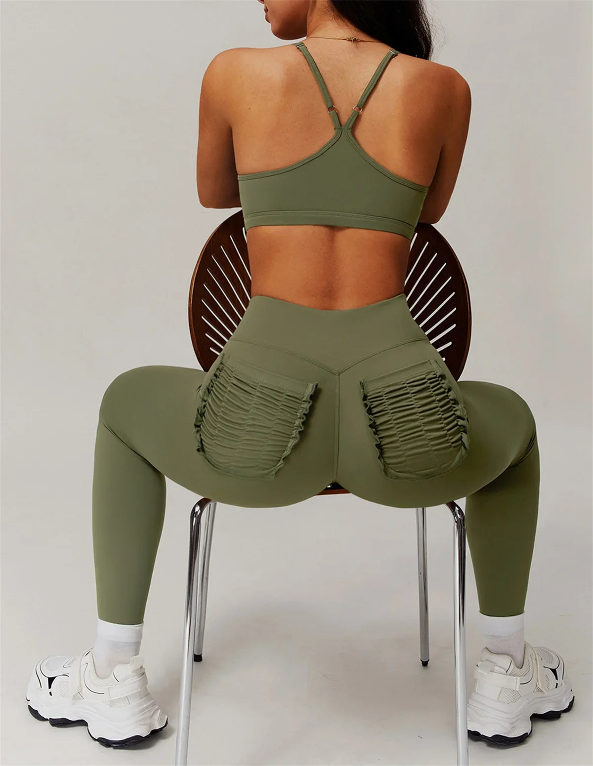 Yoga Set Women Sport Bra Crop Top High Waist Flare Leggings Sport Fitness Suit Outwear Hole Pocket Running Workout Clothes
Yoga Set Women Sport Bra Crop Top High Waist Flare Leggings Sport Fitness Suit Outwear Hole Pocket Running Workout Clothes