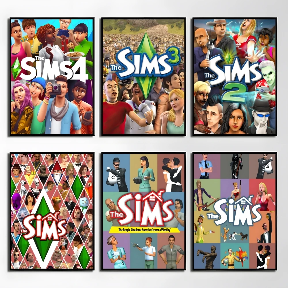 Video Game The S-Sims Poster Elegant And Affordable Wall Art Stickers For Dormitory Living Room And Bedroom Spaces
Video Game The S-Sims Poster Elegant And Affordable Wall Art Stickers For Dormitory Living Room And Bedroom Spaces