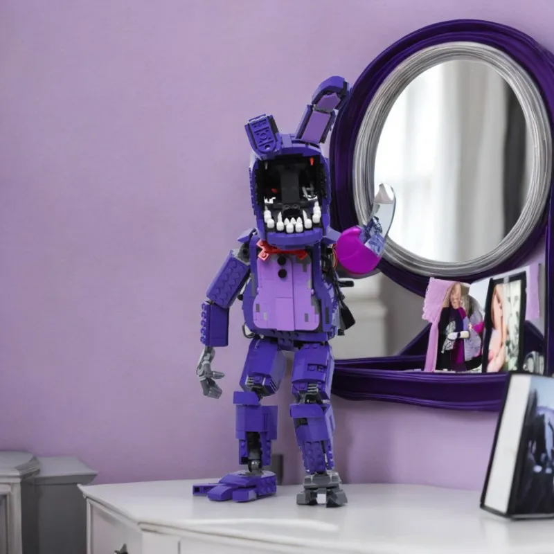 920 шт. MOC Withered Bonnie Five Nights at Freddy's 2, аниматронная образовательная модель, строительные блоки, игрушки в подарок
920 шт. MOC Withered Bonnie Five Nights at Freddy's 2, аниматронная образовательная модель, строительные блоки, игрушки в подарок