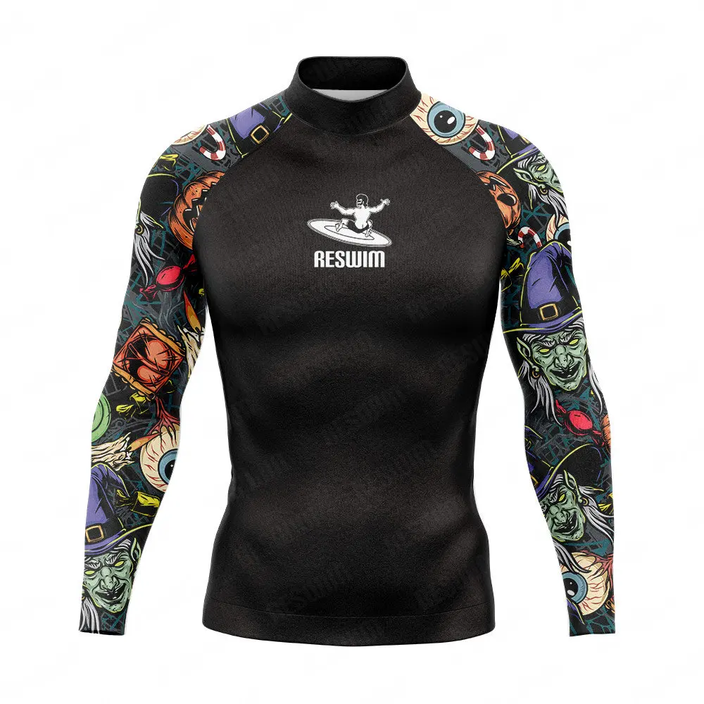 Men's Surf Suit Long Sleeve Rashguard Sun UV Protection Shirt Basic Skin Surfing Diving Swimming Sports Rash Guards Gym Clothes
Men's Surf Suit Long Sleeve Rashguard Sun UV Protection Shirt Basic Skin Surfing Diving Swimming Sports Rash Guards Gym Clothes