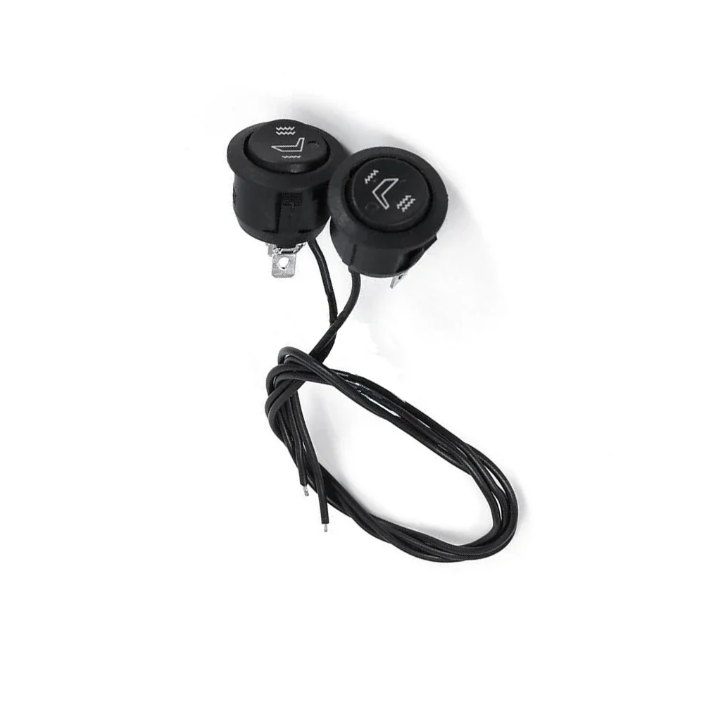 2 Pcs Universal 3 Pin Round Heated Rocker Hi Low Control 12V Black On/Off Switch Car Seat Heater Switch Car Interior Accessories
2 Pcs Universal 3 Pin Round Heated Rocker Hi Low Control 12V Black On/Off Switch Car Seat Heater Switch Car Interior Accessories